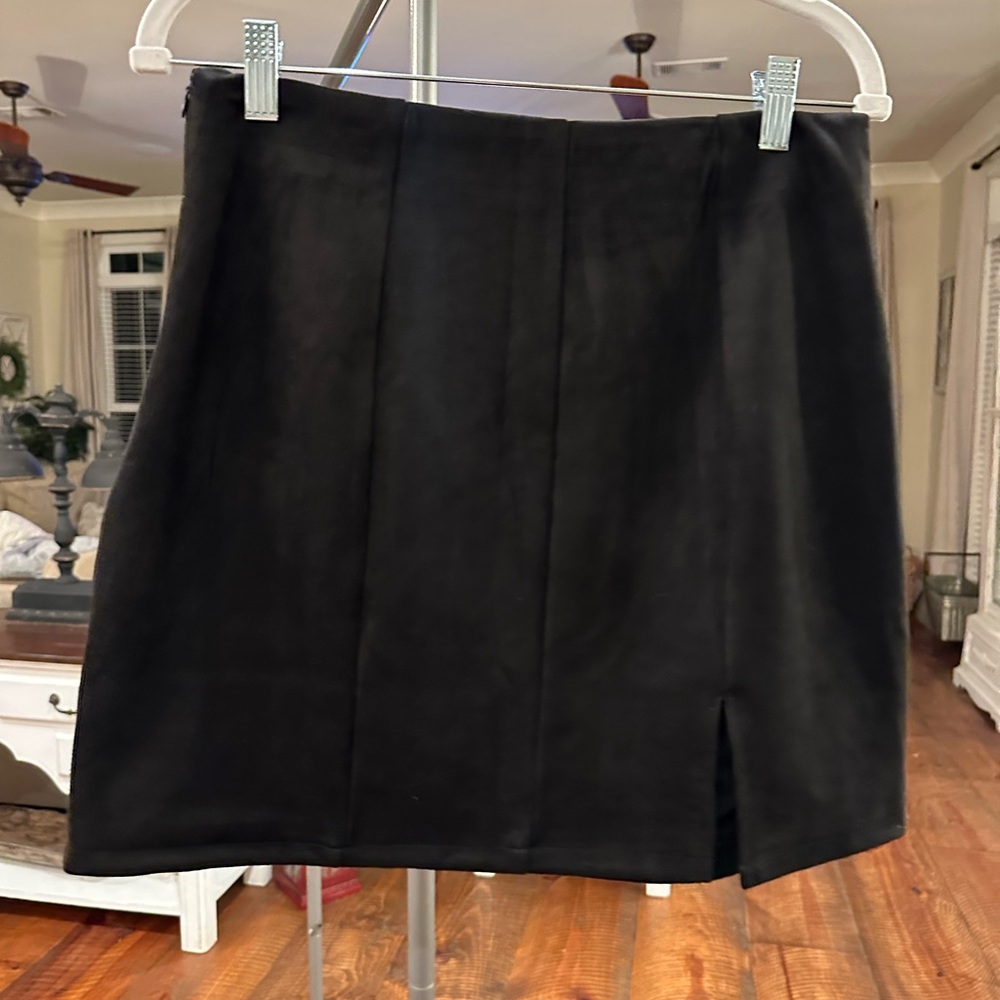 Women’s Faux Suede High Waist Mini Skirt Size Medium
